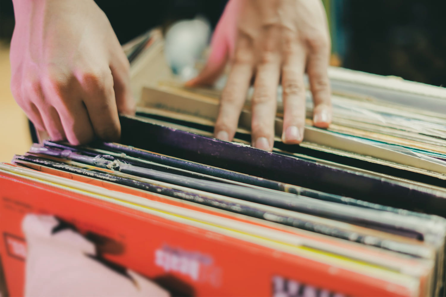 vinyl room